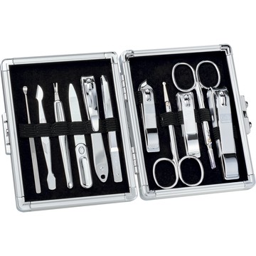 THREE SEVEN 金屬高級指甲剪11件組  不鏽鋼色  1組