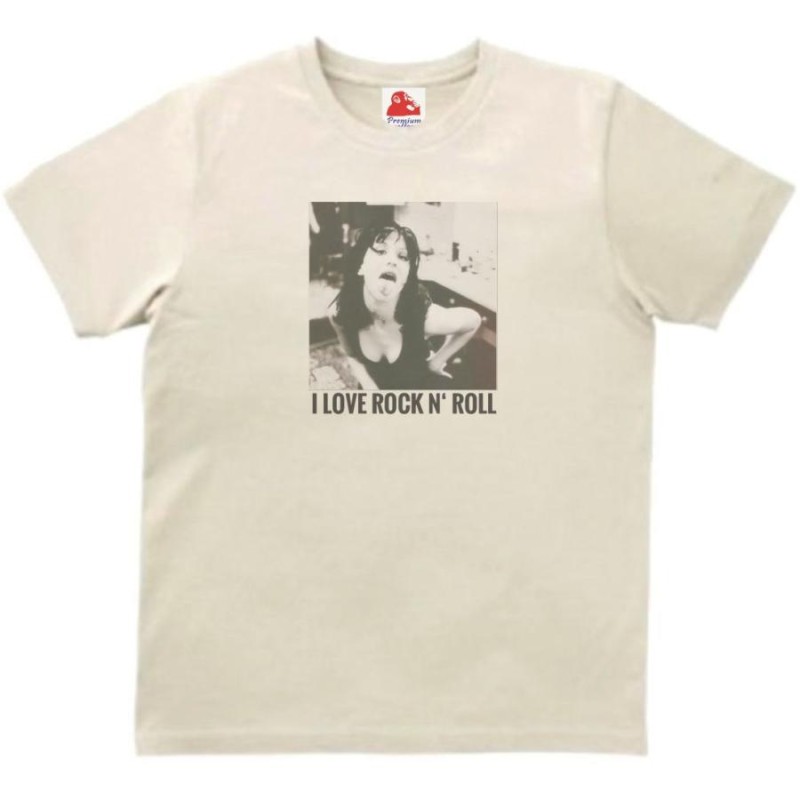 JOAN JETT & THE BLACKHEARTS ジョーン・ジェット 音楽Tシャツ ロックTシャツ バンドTシャツ ライトベージュ |  LINEブランドカタログ