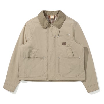 BBC EARTH 女 Utility Work Jacket 風衣外套 D/BEIGE BEFJWAQ01990