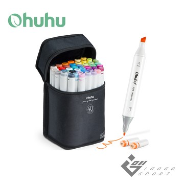 Ohuhu - Oahu 40色雙頭酒精性麥克筆套組