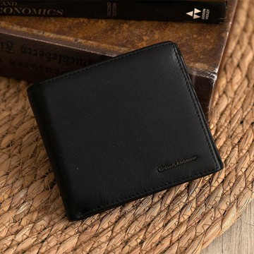 【金安德森】Moore 左右翻雙窗式短夾-多款任選