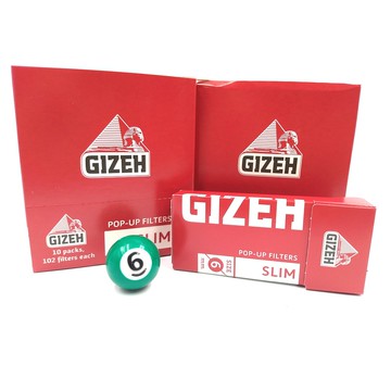 正品附發票 德國GIZEH手捲菸 濾嘴 6MM (102粒) POP-UP FILTERS ✦球球玉米斗✦