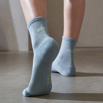 【FOOTER除臭襪】DAILY LITE 輕壓力襪(T96-灰藍)