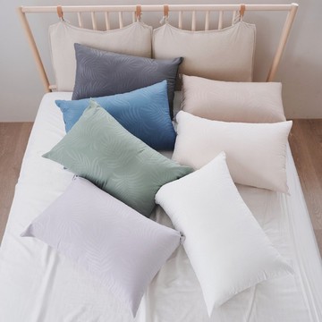 莫蘭迪系列-抗菌機能可水洗舒眠枕(七色任選)台灣製 枕頭 纖維枕