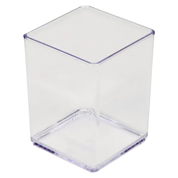 德德小品集 收納盤 分類盒 飾品餐具 350g  透明  1個