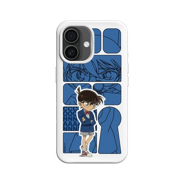 iPhone 16 SolidX 白 - Detective Conan - 藍色鑰匙孔