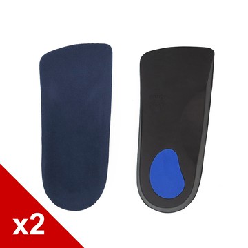 糊塗鞋匠 優質鞋材 C75 EVA絨面足弓七分墊 2雙