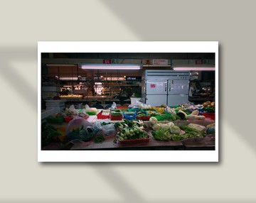台灣街頭攝影-高雄傳統菜市場-藝術微噴/掛畫/複製畫/海報