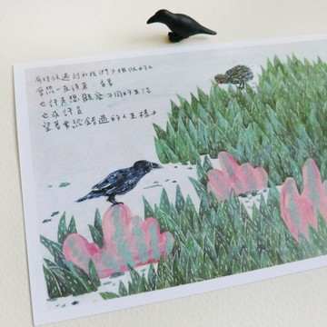 樣子 插畫明信片