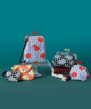 【熱門預購】格紋復古親子口金包 (3色) 7JMP5303