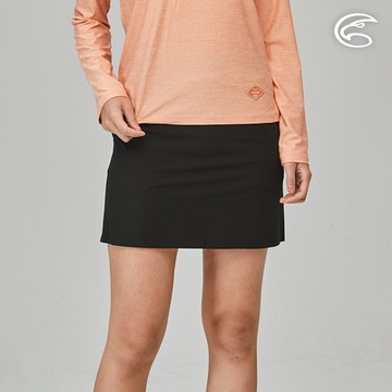 ADISI 女彈性快乾機能穿搭短裙AD2311103 (S-2XL) 石墨黑