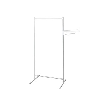 【日本天馬】PORISH 室內用極簡輕量掛衣架(附毛巾掛架)-DIY