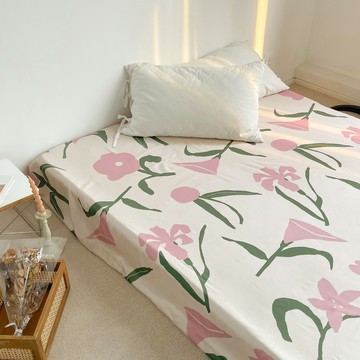 西西里傳說 原創享受級天絲床單床笠單品 法式油畫浪漫清新花