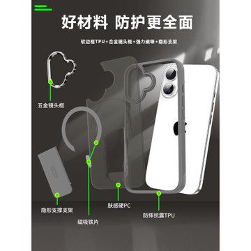 奧凱恩適用iphone16手機殼蘋果16ProMax保護套15plus磁吸13帶支架12高端2024新款14女款高級感11系列超好看的