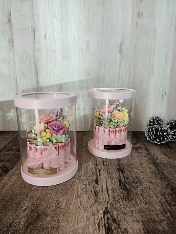 有錢花蛋糕筒 永生花/乾燥花/生日禮物/母親節/父親節/情人節