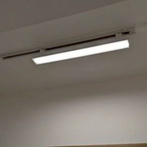 LED薩恩圖 防眩軌道燈 窄角泛光燈一體成型軌道泛長條燈1/2尺3/4尺