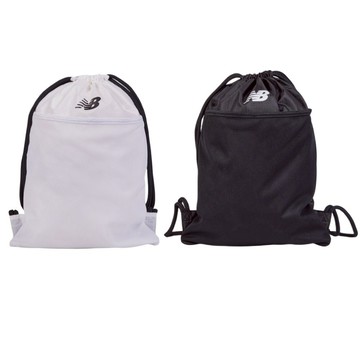 【New Balance】束口袋 白/黑 束口設計 前袋網狀聖誕交換禮物