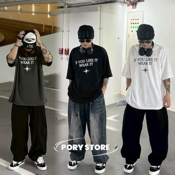 【PORY STORE】 現貨當天寄｜新款韓系斑駁設計感短T 重磅 純棉 寬鬆短tee 高品質 男生短袖 韓國男裝