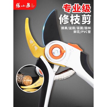 張小泉修枝剪原裝果剪樹園藝園林苗木省力花枝SK5鋼工具剪枝神器