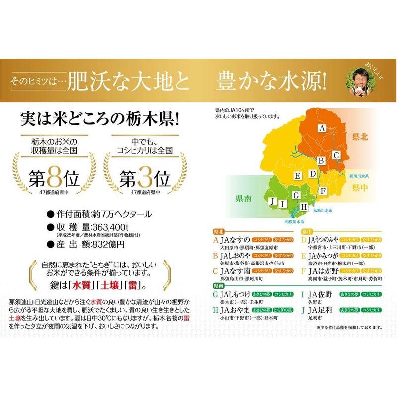 精米 栃木県産 JAしおのや 白米 なすひかり 5kg