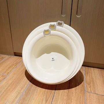 日本進口盆子家用可愛學生洗臉盆小號宿舍加厚兒童塑料洗屁屁內褲