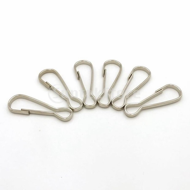 10本の金属ストラップフックスナップひょうたん形のバックル