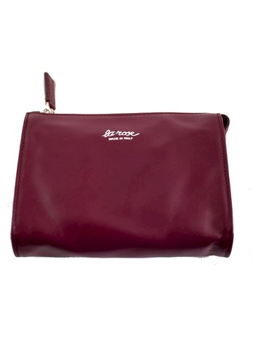 La Rose Minimal Leather Make-Up Bag