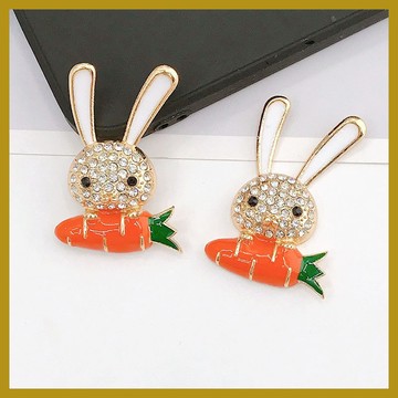 長耳朵衚蘿蔔兔子 手機殻配飾 diy飾品配件 洞洞鞋裝飾材料 手作材料 奶油膠配件 飾品材料 飾品配件 diy手機殼