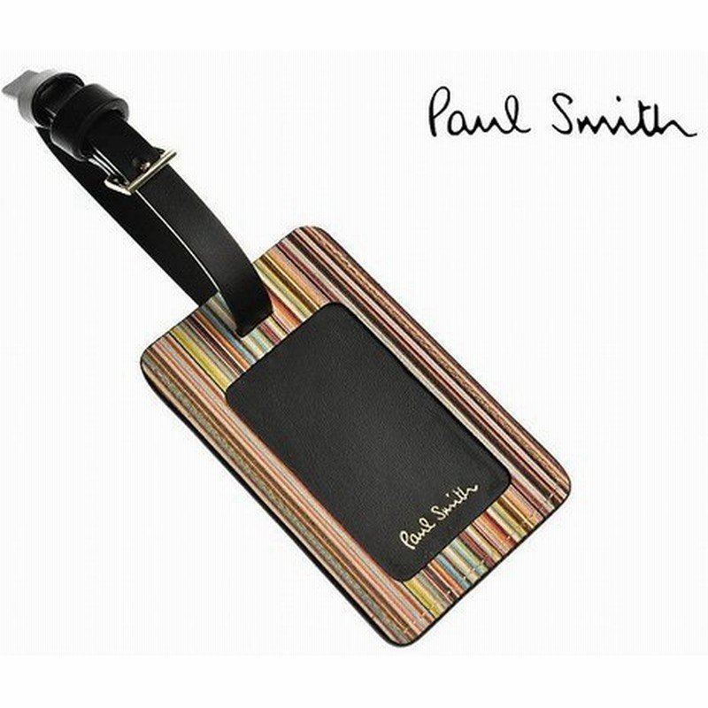 ポールスミス ラゲッジタグ メンズ ブランド Paul Smith マルチストライプ 箱付 マルチカラー 黒 ブラック Psc550 通販 Lineポイント最大0 5 Get Lineショッピング