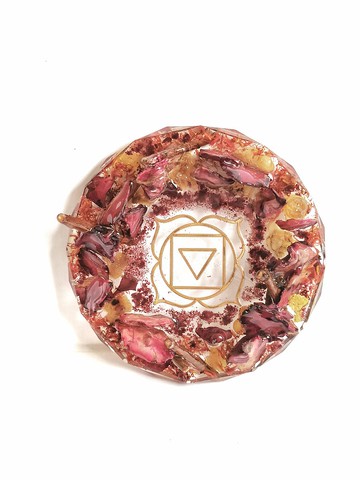 七脈輪立體花鹽板 Seven Chakras 3D Hz Floral Plate Set