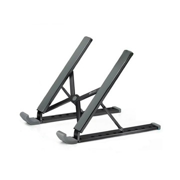變壓器全系列 【Raymii 瑞米】RS108 九段式 鋁合金筆電折疊增高支架 黑色