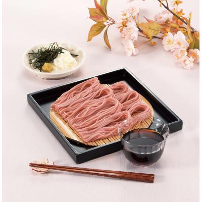 桜そば つゆ付 2食組 60箱 桜 グルメ ノベルティグッズ 販促品 景品