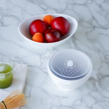 Unilid 優你力 – 環保萬用保鮮蓋 (5件組．三色可選) 蜜露綠 - 5件組