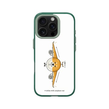 iPhone 16 Pro Clear 憂墨綠 - 保羅先生 Mr.Paul - 柴犬開飛機