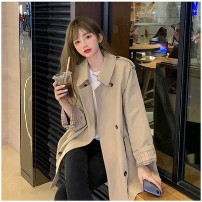 トレンチコート コート 春秋 レディース ミドル丈 アウター 通勤 カジュアル スプリングコート 無地 ファッション 長袖 代 通販 Lineポイント最大get Lineショッピング