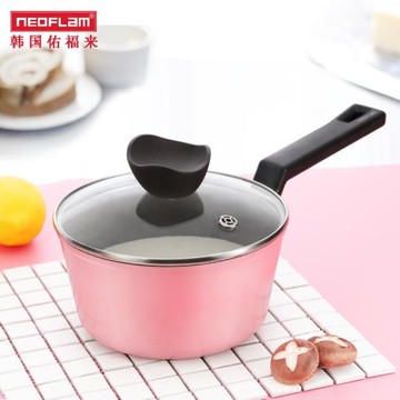 Neoflam陶瓷涂層不粘鍋18cm湯鍋泡面雪平鍋寶寶輔食熱牛奶奶鍋