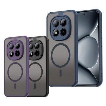 POCO 手機殼 凡盾系列 POCO M8 Pro 5G 磨砂磁吸防摔殼 鏡頭全包覆 手機殼