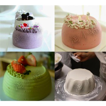 韓國不銹鋼3件套 烘焙圓形拱形圓弧形蛋糕異形抹面刮板刮片工具