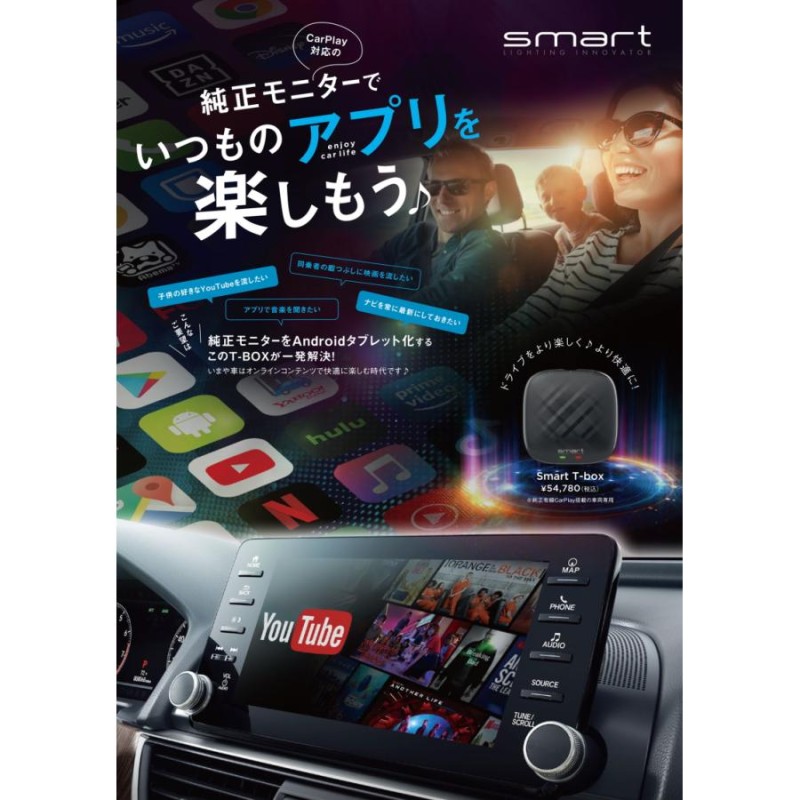 SMART SMIT-TB01 T-box 純正ナビモニターをアンドロイドタブレット化