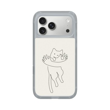 iPhone 17 Pro Max AirX 流變灰 - ilovedoodle (Lim Heng Swee) - Hug One Line - 愛與擁抱