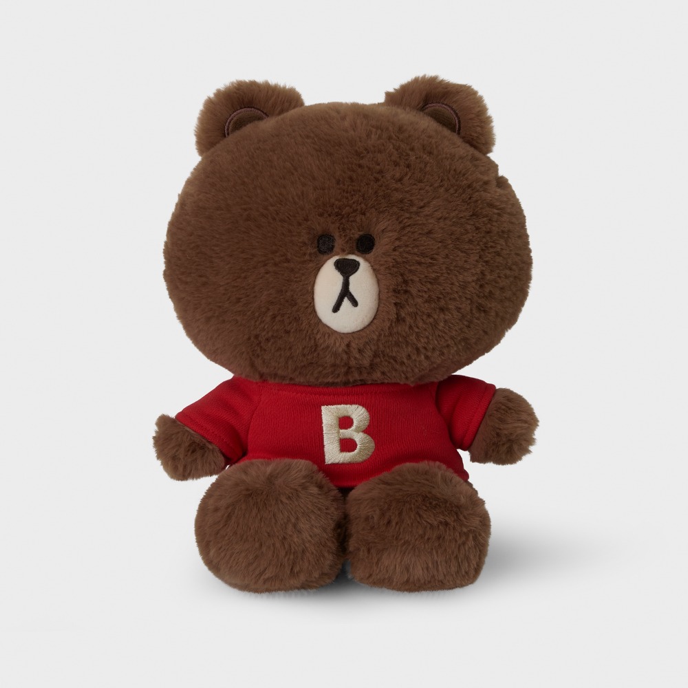 【LINE FRIENDS】RENEWAL系列 熊大絨毛玩偶_M