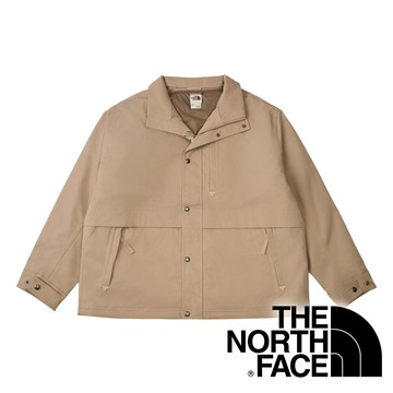 【THE NORTH FACE 美國】男Dryvent兩件式防水夾棉外套『蘑菇灰/摩卡棕』NF0A8DUC 戶外 露營 登山 健行 休閒 時尚 防潑水 外套
