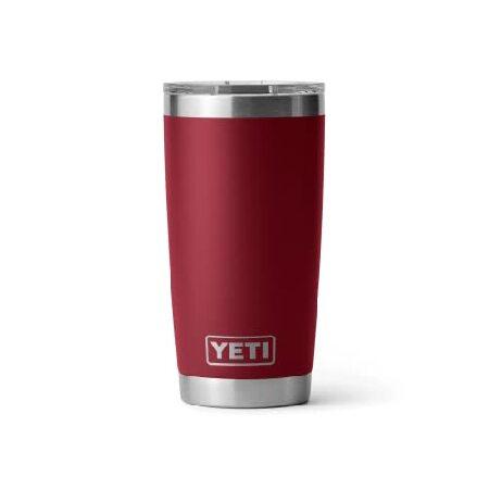 YETI Rambler 20 oz Tumbler, Stainless Steel, Vacuum Insulated with MagSlider Lid, Harvest Red並行輸入