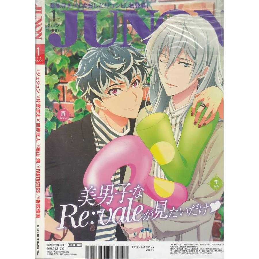 JUNON　ジュノン　2019年1月号 　雑誌