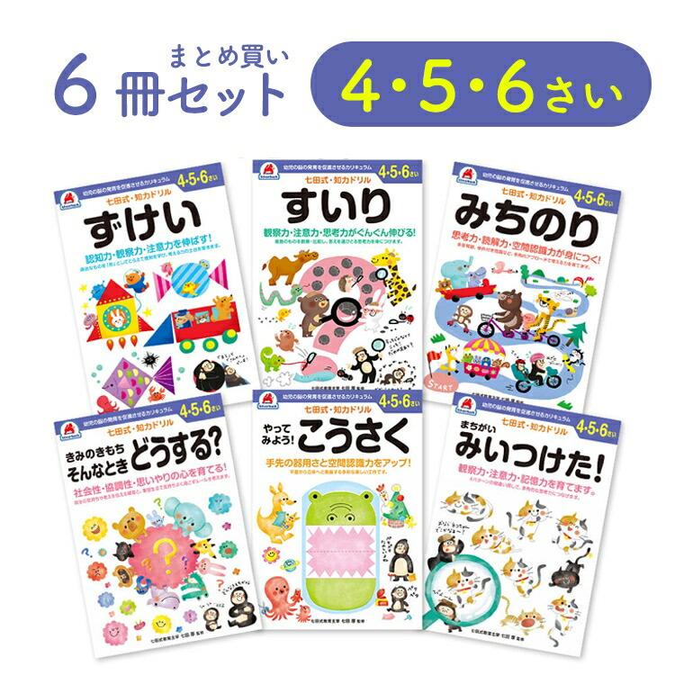  七田式知力ドリル 夏休み 子供 子供用 人気 幼児七田式 B5判 シルバーバック すいり みちのり ずけい まちがい みいつけた やって…