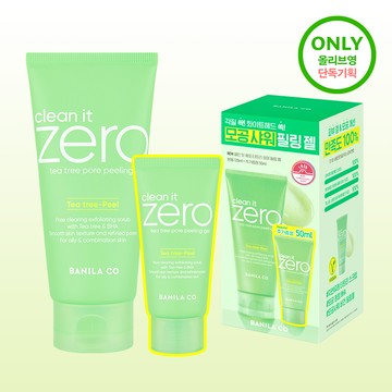BANILA CO Clean It Zero Tea Tree Pore Peeling Gel 120ml Set (+50ml)