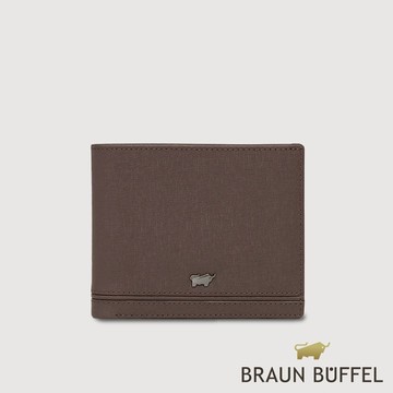 【BRAUN BUFFEL】維克多-D2 6卡男夾-培土棕(德國小金牛台灣總代理)/BF512-312-POS