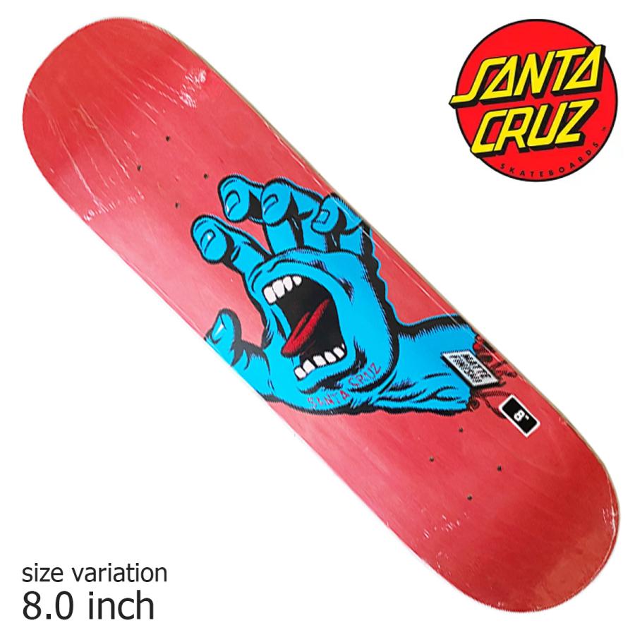 SANTA CRUZ SCREAMING HAND RED 8.0inch PINK スケボー スケートボード