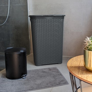 《KELA》Brasilia洗衣籃-深灰-- 衣物籃 髒衣籃 玩具收納籃