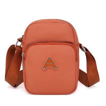 手機包豎款多層單肩小包防水斜挎包女士牛津布時尚款百搭小巧逛街